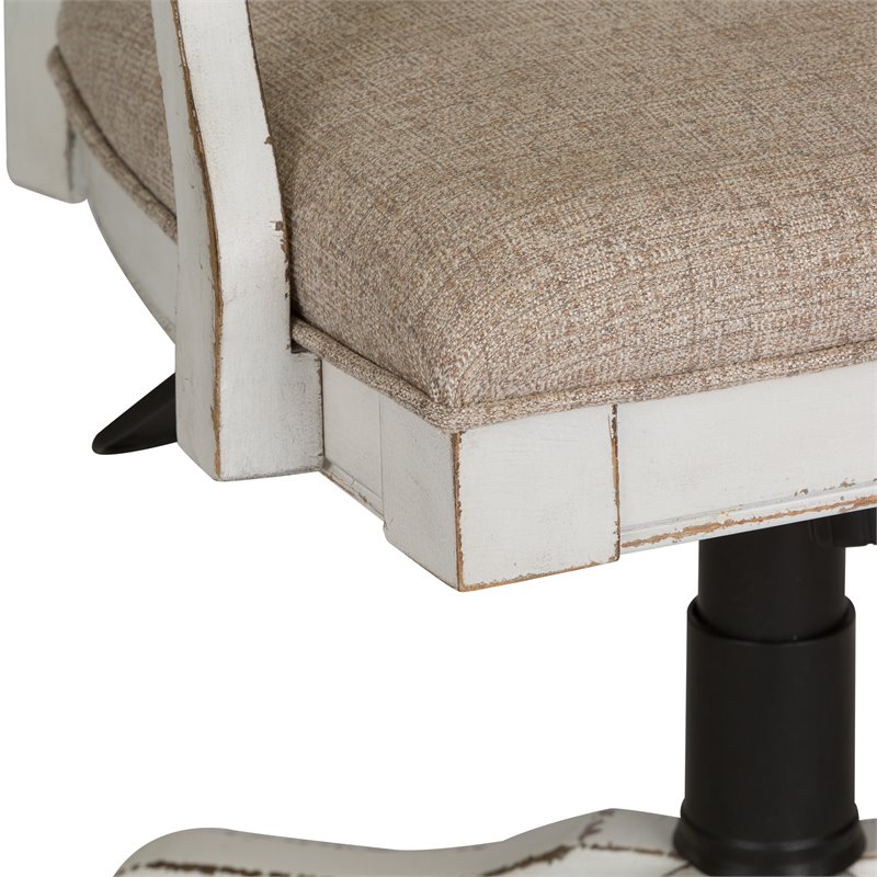 2 Piece Set With Executive Desk and Desk Chair in French Rustic