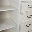 2 Piece Country Farmhouse 3 Drawer Night Stand and Armoire Chest