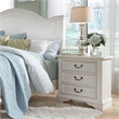 2 Piece Country Farmhouse 3 Drawer Night Stand and Armoire Chest