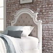 Magnolia Manor White Twin Uph Panel Headboard