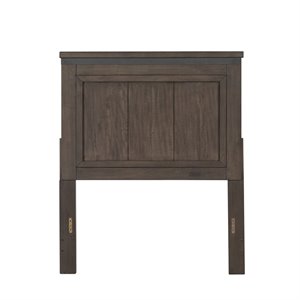 Thornwood Hills Dark Gray Twin Panel Headboard