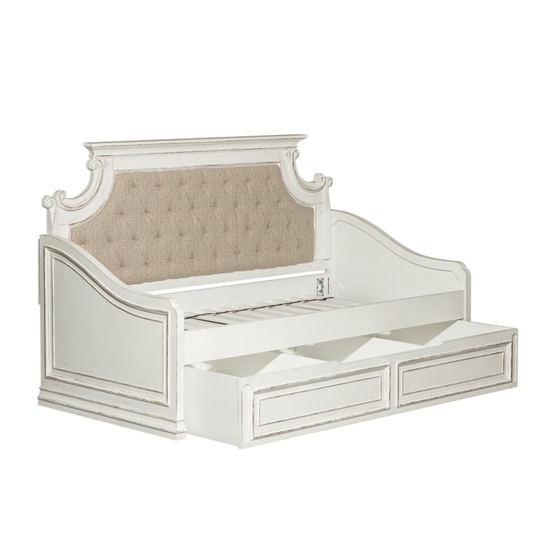 Magnolia Manor White Twin Daybed with Trundle