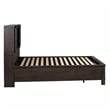 Thornwood Hills Dark Gray King Bookcase Bed