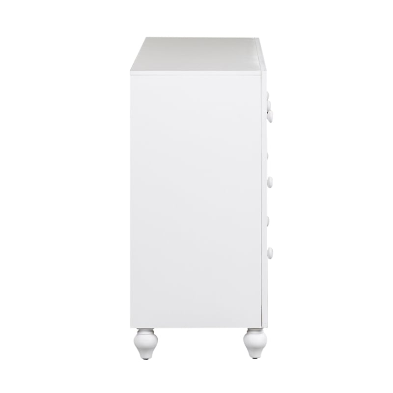 Cottage View White 6 Drawer Dresser