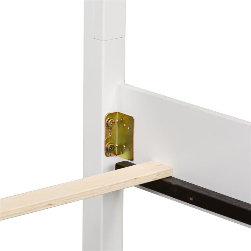 Cottage View White Full Panel Bed