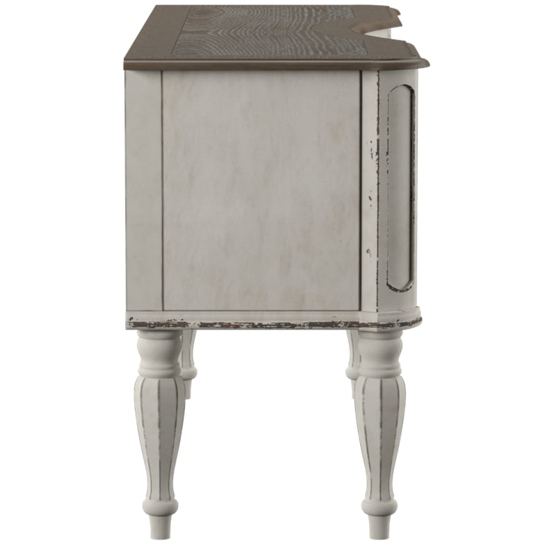 Magnolia Manor White Vanity Desk