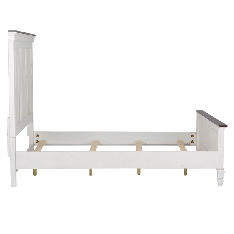 Allyson Park White Queen Panel Bed