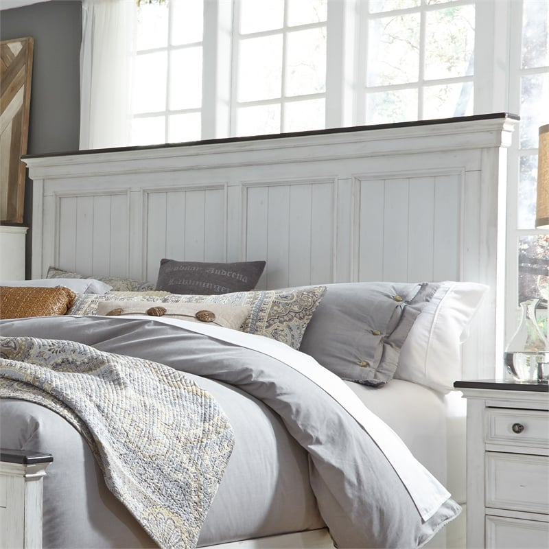 Allyson Park White Queen Panel Headboard