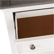 Allyson Park White Night Stand w/ Charging Station