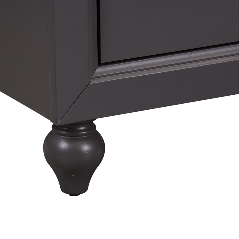 Cottage View Dark Gray 6 Drawer Dresser