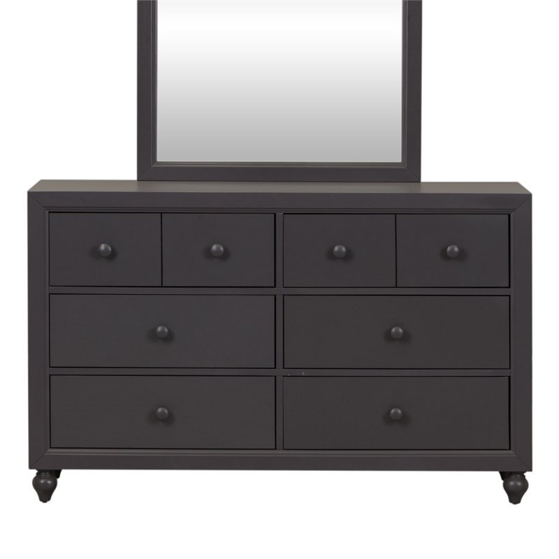 Cottage View Dark Gray 6 Drawer Dresser