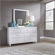 Cottage View White Dresser & Mirror