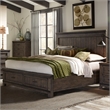 Thornwood Hills Dark Gray King Storage Bed