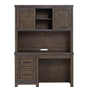 Thornwood Hills Dark Gray 2 Piece Desk Set