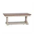 Farmhouse Reimagined White 3 Piece Set (1-Cocktail 2-End Tables)
