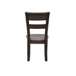 Double Bridge Dark Brown 7 Piece Trestle Table Set