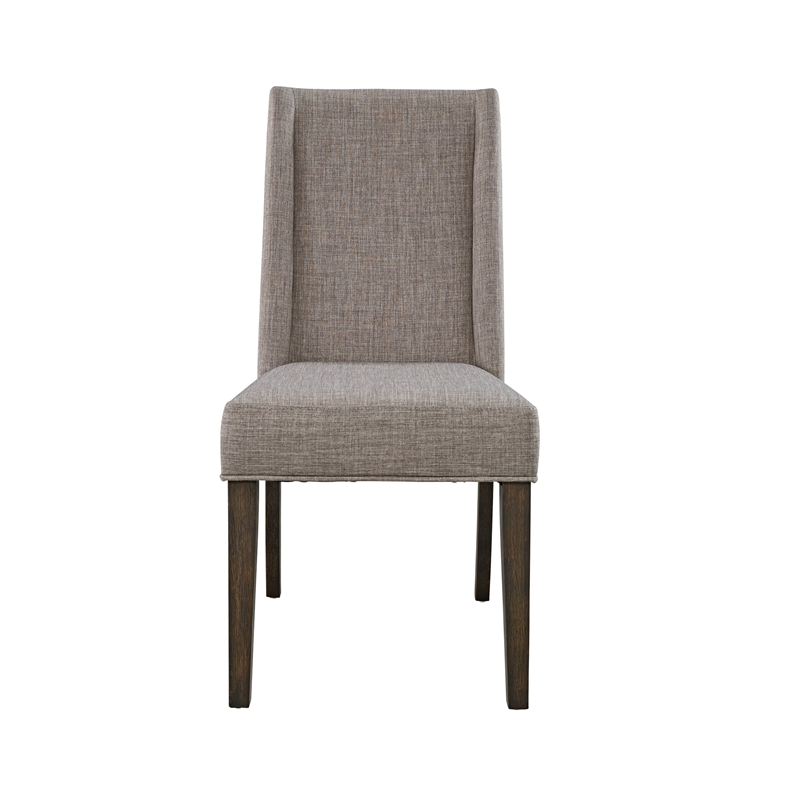 Double Bridge Dark Brown Opt 5 Piece Trestle Table Set