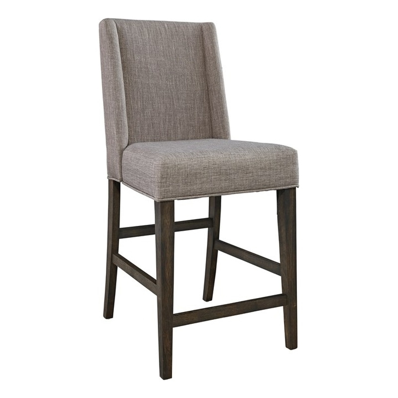 Liberty Furniture Double Bridge Dark Brown Upholstered Counter Chair (RTA)