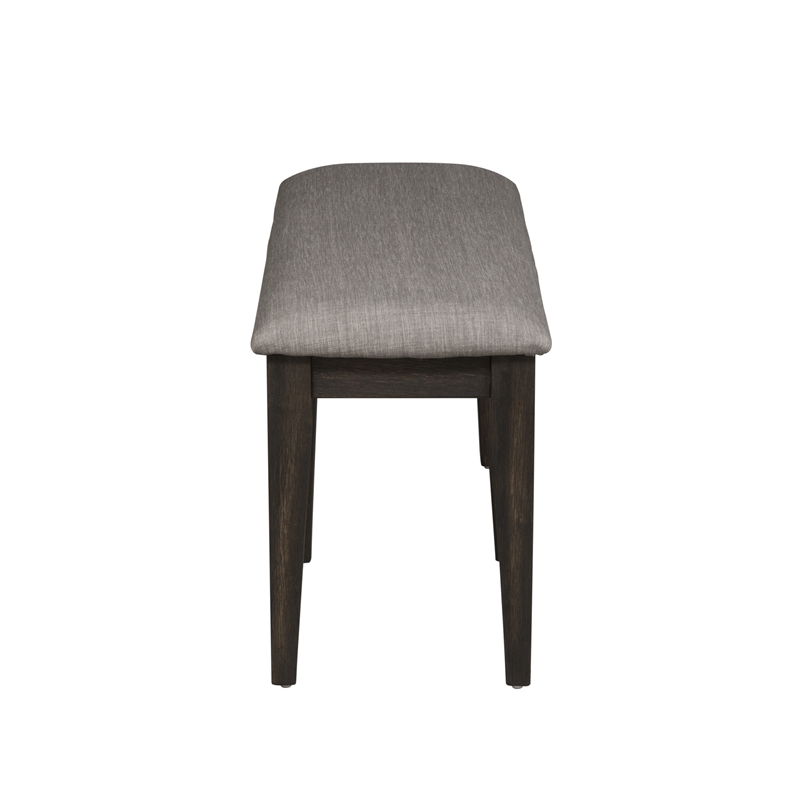 Liberty Furniture Farmhouse Double Bridge Dark Brown Bench (RTA)