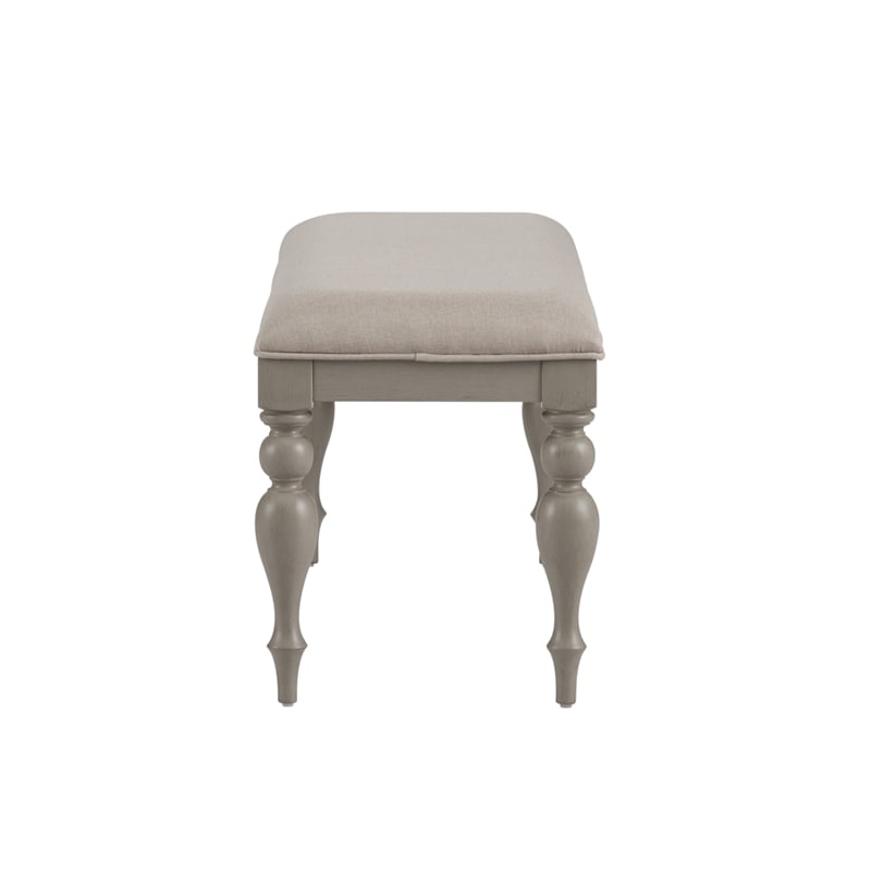 Liberty Furniture Summer House Bench (RTA) in Light Gray