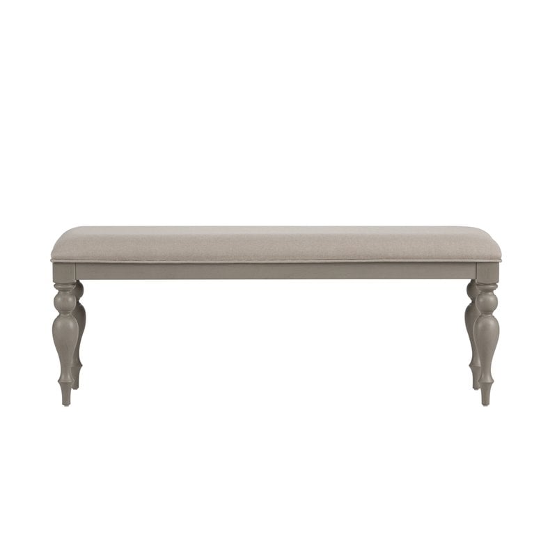 Liberty Furniture Summer House Bench (RTA) in Light Gray