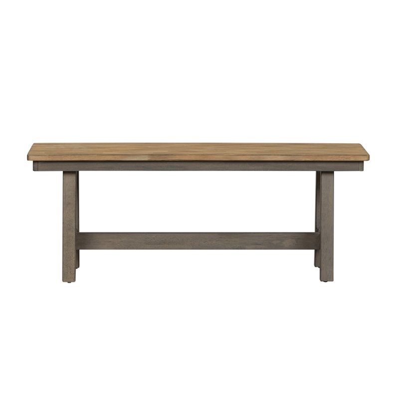 Lindsey Farm Light Gray Backless Bench (RTA)
