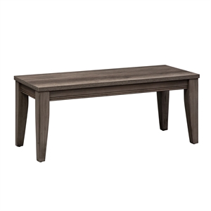 Liberty Furniture Tanners Creek Wood Medium Gray Bench (RTA)
