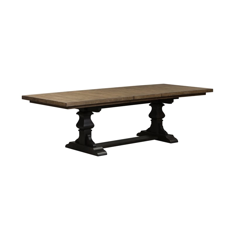 Liberty Furniture Harvest Home 6 Piece Trestle Table Set