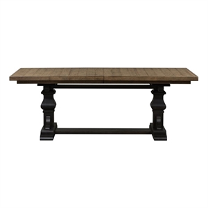 liberty furniture harvest home trestle table