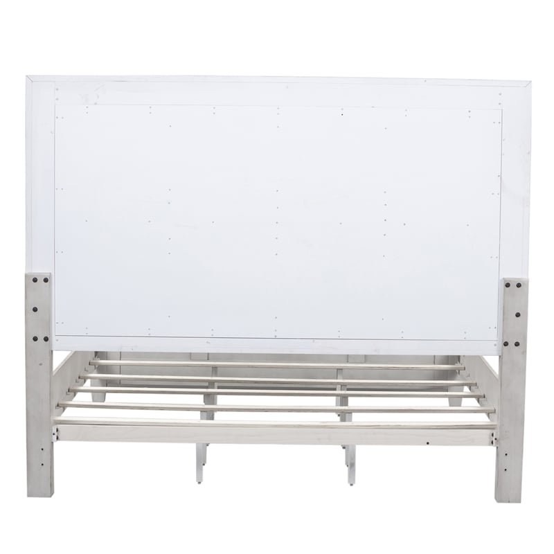Heartland White Opt Queen Panel Bed