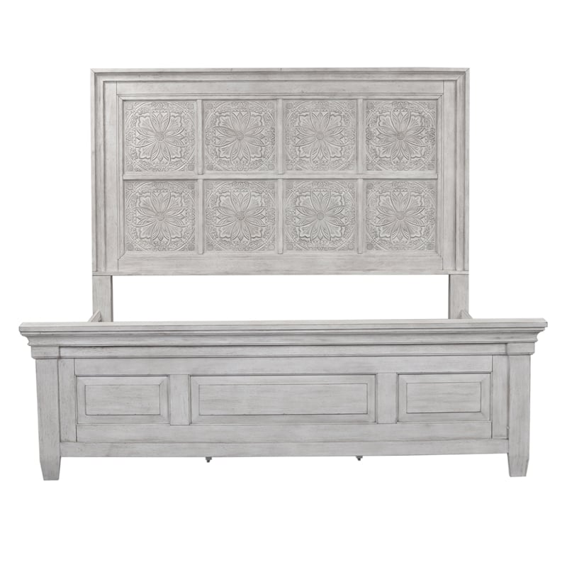 Heartland White Opt Queen Panel Bed