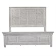 Heartland White Opt Queen Panel Bed