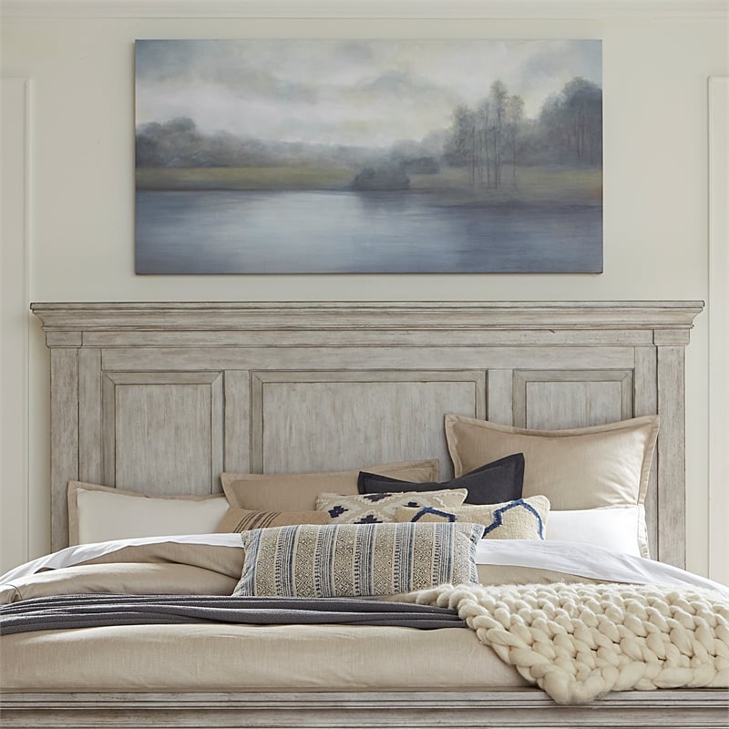 Liberty Furniture Heartland White Queen Panel Bed
