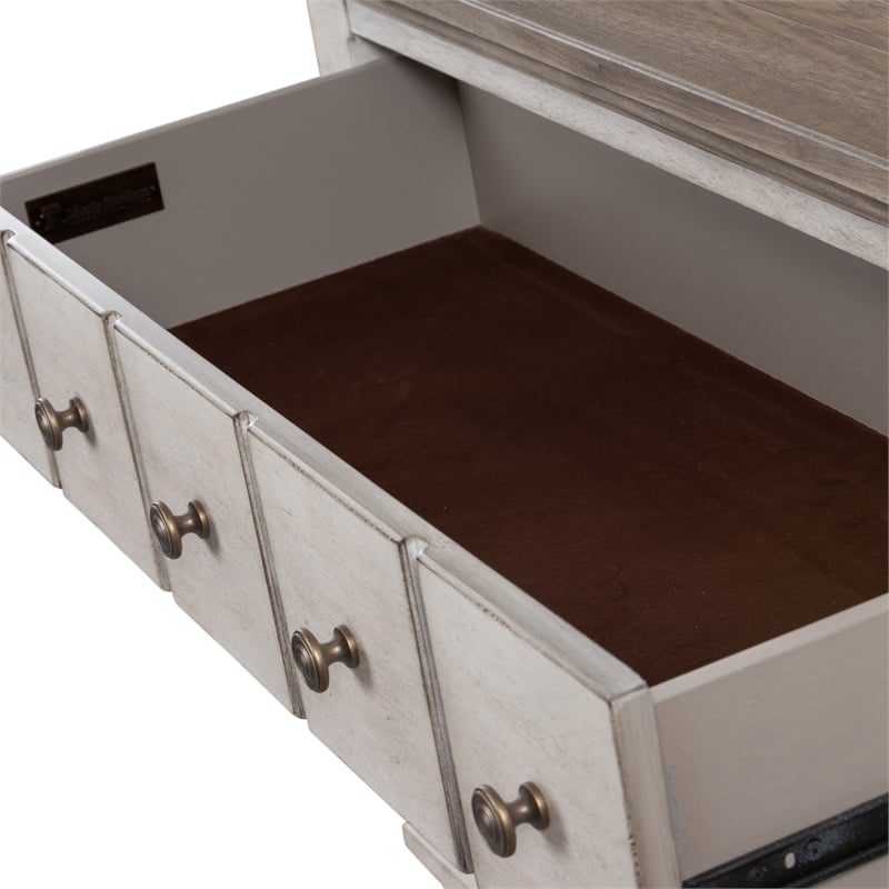 Heartland White 5 Drawer Chest