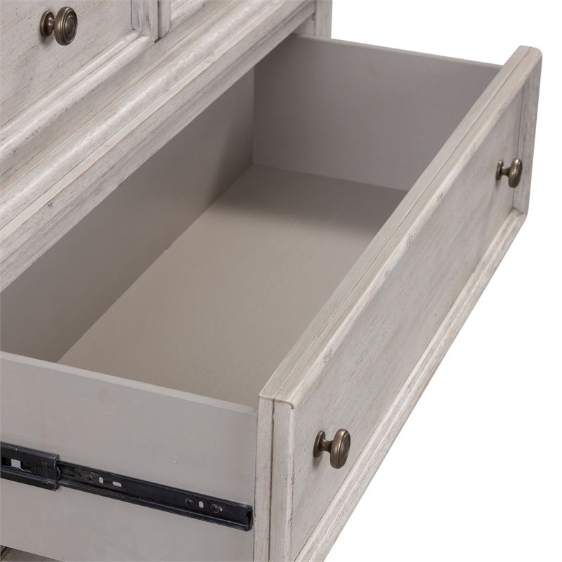 Heartland White 5 Drawer Chest