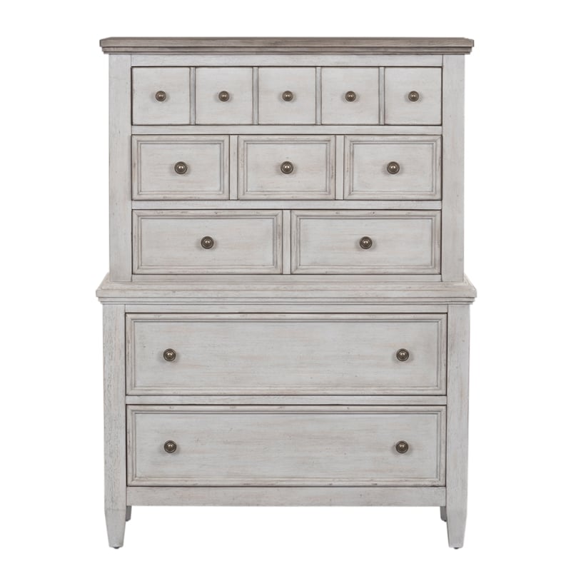 Heartland White 5 Drawer Chest