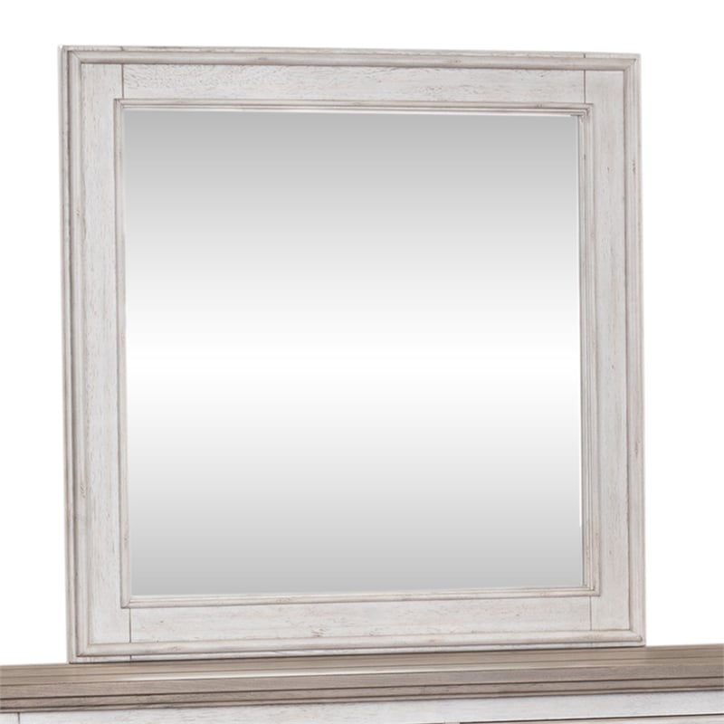 Heartland White Landscape Mirror