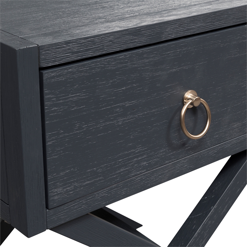 Liberty Furniture East End One Drawer Accent Table - Navy