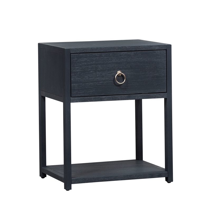 Liberty Furniture East End 1 Shelf Accent Table - Navy