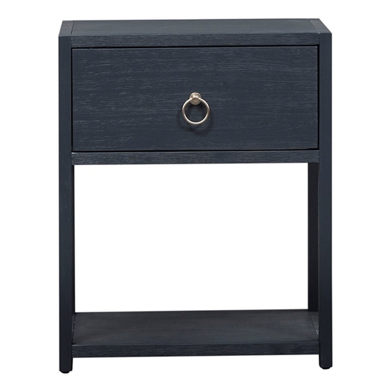 Liberty Furniture East End 1 Shelf Accent Table - Navy