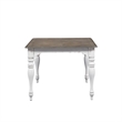 Liberty Furniture Magnolia Manor Leg Table - Antique White/Brown
