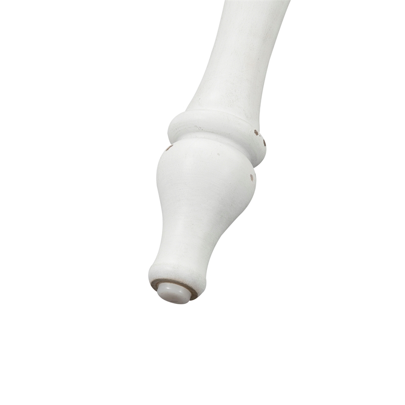 Liberty Furniture Magnolia Manor Leg Table - Antique White/Brown