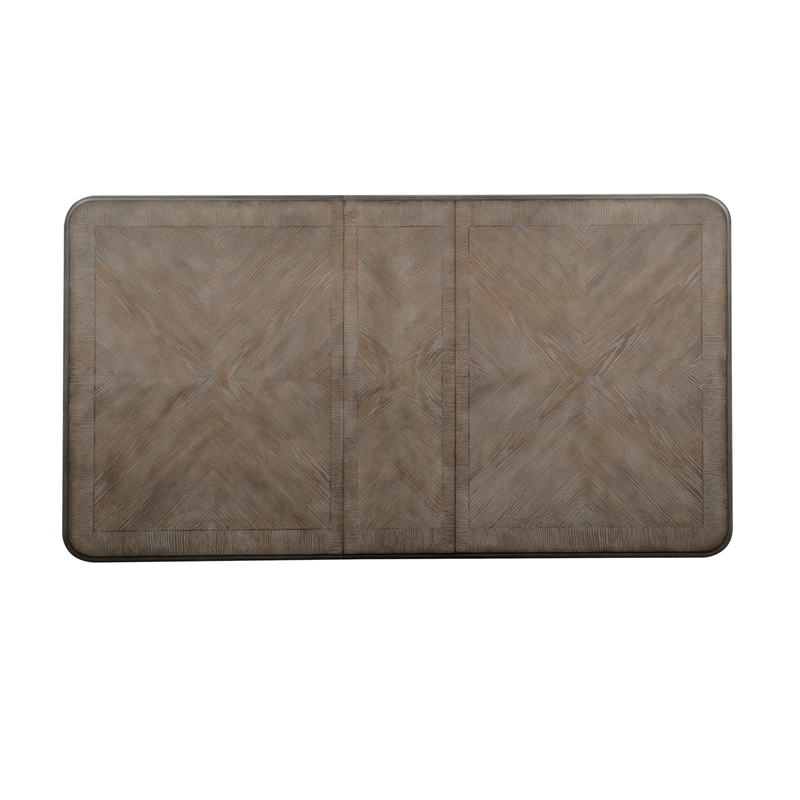 Liberty Furniture Magnolia Manor Leg Table - Antique White/Brown