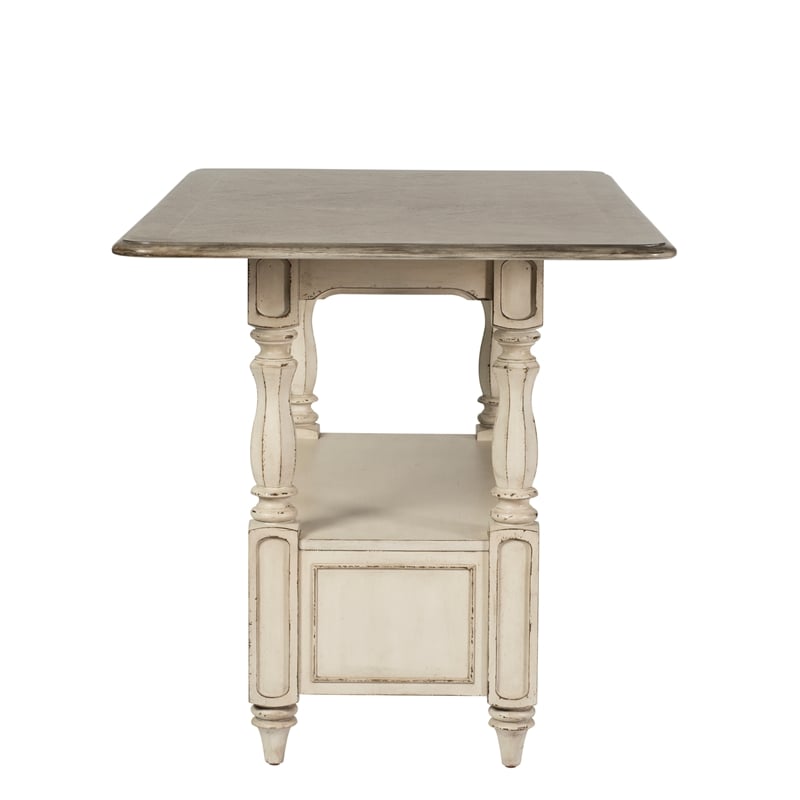 Liberty Furniture Magnolia Manor Antique White Gathering Table