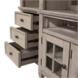 Heartland White Entertainment Center