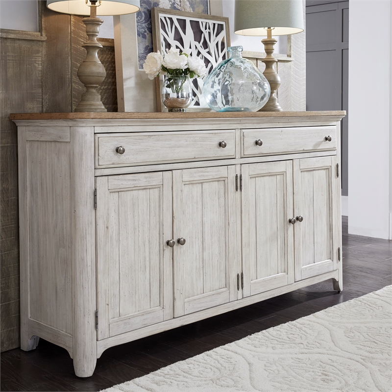 Farmhouse Reimagined White Server