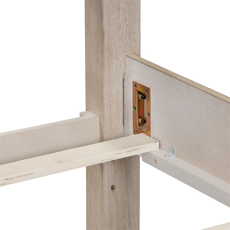 Heartland White King California Panel Bed