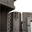 Modern Farmhouse Dark Gray Armoire
