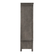 Modern Farmhouse Dark Gray Armoire
