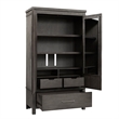 Modern Farmhouse Dark Gray Armoire